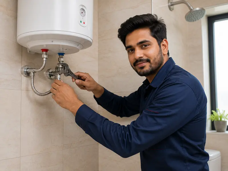 Geyser installation and repair in Aligarh by Snappo