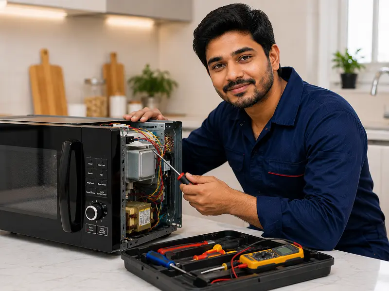 Microwave repair in Aligarh by Snappo