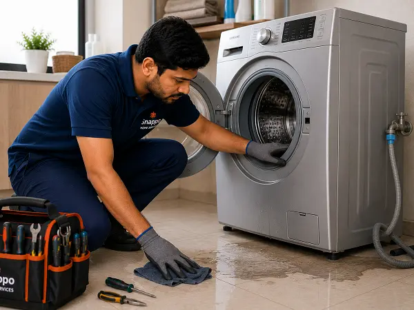 Washing machine water leak repair in Aligarh