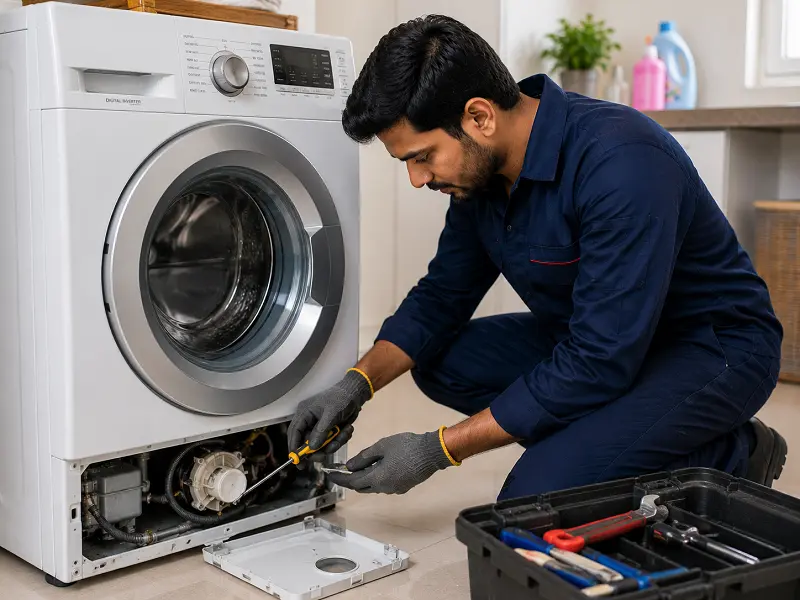 Washing machine repair in Aligarh by Snappo